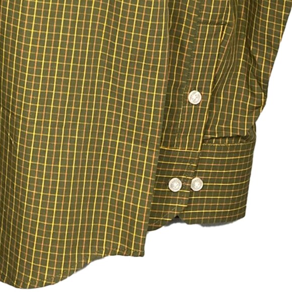 New Bogari Shirt Multicolored Cotton Plaid Button Down Shirt - Picture 5 of 7